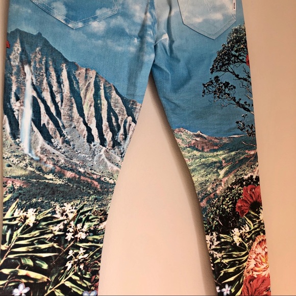 MOTHER Looker Skinny Ankle Crop Jeans Paradise 26 - Picture 10 of 16